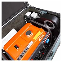Генератор A-iPower A8000EAX в супертихом зимнем кожухе 1400SS RAL 7031