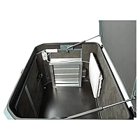 Бензиновый генератор FUBAG BS 5500 A ES в тихом зимнем кожухе 1200 RAL 7024